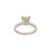 GIA Certified 18k White Gold 2.66ctw Diamond  Engagement Ring