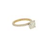 18k Yellow Gold 3.19ctw Diamond Solitaire Engagement Ring
