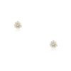 14k White Gold 2.02ctw Round Diamond Stud Earrings