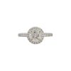 18k White Gold 2.1ctw Round Brilliant Diamond Halo Engagement Ring