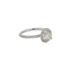 18k White Gold 2.1ctw Round Brilliant Diamond Halo Engagement Ring