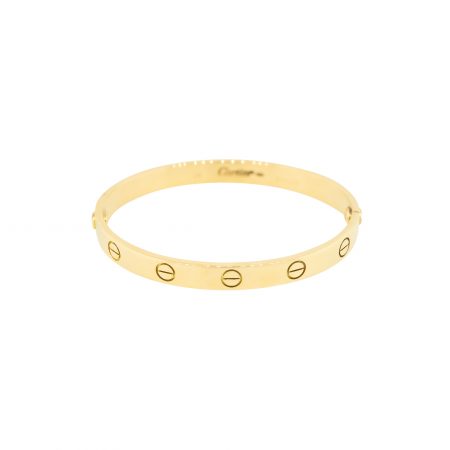 Cartier LOVE 18k Yellow Gold Size 16 Bangle Bracelet