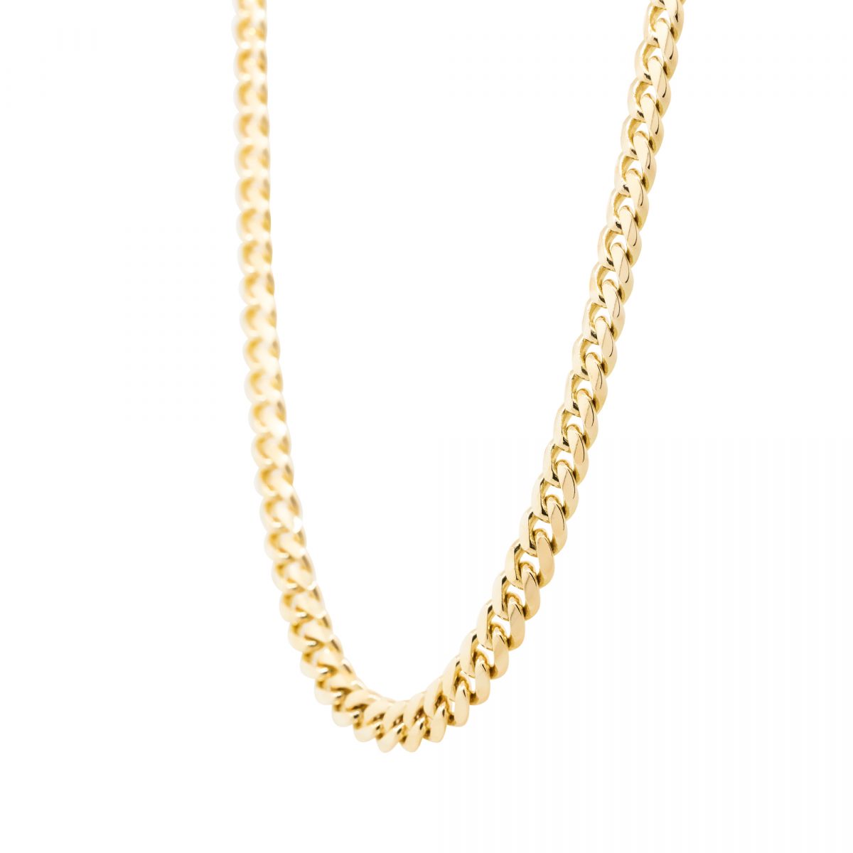 10k Yellow Gold 26″ Men’s Curb Link Chain – Raymond Lee Jewelers