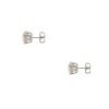 14k White Gold 4.31ctw Diamond Stud Earrings