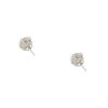 14k White Gold 4.31ctw Diamond Stud Earrings