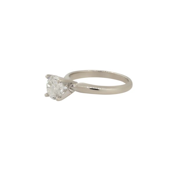 14k White Gold 1.07ctw Solitaire Diamond Engagement Ring