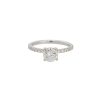 GIA Certified 18k White Gold 1.49ctw Diamond Solitaire Engagement Ring