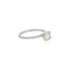 GIA Certified 18k White Gold 1.49ctw Diamond Solitaire Engagement Ring