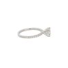 GIA Certified 18k White Gold 1.49ctw Diamond Solitaire Engagement Ring