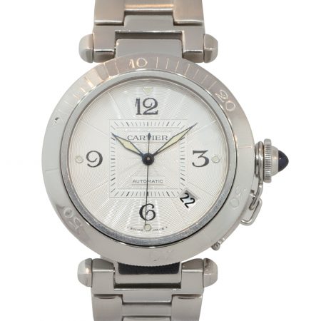 Cartier Pasha Seatimer Silver Dial Stainless Steel Watch