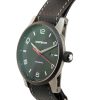 Montblanc 7408 Timewalker Black Dial Watch on Leather