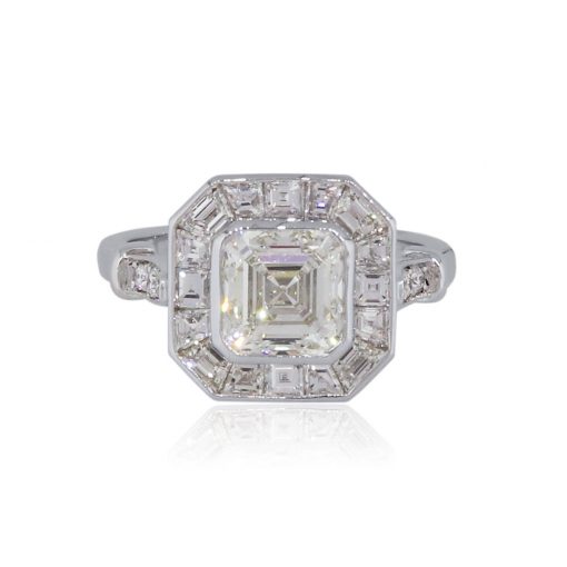 asscher-cut square diamond