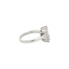 18k White Gold 1.26ctw Mosaic Diamond Octagonal Engagement Ring