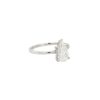 GIA Certified 18k White Gold 1.52ctw Pear Shaped Diamond Engagement Ring