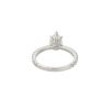 HRD Certified 18k White Gold 1.71ctw Pear Shaped Diamond Engagement Ring