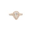 GIA Certified 18k Rose Gold 1.94ctw Pear Shaped Diamond Engagement Ring