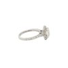 18k White Gold 1.78ctw Cushion Cut Diamond  Engagement Ring