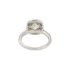 18k White Gold 1.78ctw Cushion Cut Diamond  Engagement Ring