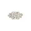 GIA Certified Platinum 6.53ctw Radiant Cut Diamond Engagement Ring