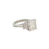 GIA Certified Platinum 6.53ctw Radiant Cut Diamond Engagement Ring