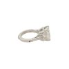 GIA Certified Platinum 6.53ctw Radiant Cut Diamond Engagement Ring