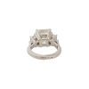 GIA Certified Platinum 6.53ctw Radiant Cut Diamond Engagement Ring