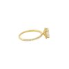 EGL Certified 18k Yellow Gold 2.01ctw Asscher Cut Diamond Engagement Ring