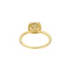 EGL Certified 18k Yellow Gold 2.01ctw Asscher Cut Diamond Engagement Ring