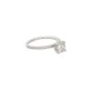GIA Certified 14k White Gold 1.32ctw Radiant Cut Diamond Engagement Ring