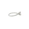 GIA Certified 14k White Gold 1.32ctw Radiant Cut Diamond Engagement Ring