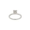 GIA Certified 14k White Gold 1.32ctw Radiant Cut Diamond Engagement Ring
