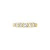 18k Yellow Gold 1.10ctw 5 Diamond Bridal Band Ring