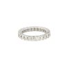 18k White Gold 4.53ctw Emerald Cut Diamond Eternity Band
