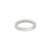18k White Gold 4.53ctw Emerald Cut Diamond Eternity Band