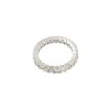 18k White Gold 4.53ctw Emerald Cut Diamond Eternity Band