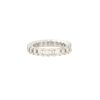 18k White Gold 4.85ctw Emerald Cut Diamond Eternity Band
