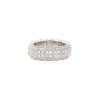 18k White Gold 1.59ctw Pavé Diamond Stretch Wedding Band