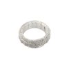 18k White Gold 1.59ctw Pavé Diamond Stretch Wedding Band