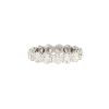 14k White Gold 4.81ctw Round Brilliant 15 Diamond Eternity Band