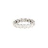 14k White Gold 4.81ctw Round Brilliant 15 Diamond Eternity Band
