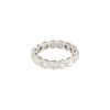14k White Gold 4.81ctw Round Brilliant 15 Diamond Eternity Band