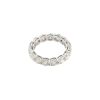 14k White Gold 4.81ctw Round Brilliant 15 Diamond Eternity Band
