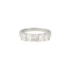 18k White Gold 1.93ctw 5 Stone Radiant Cut Diamond Wedding Band