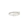 18k White Gold 1.93ctw 5 Stone Radiant Cut Diamond Wedding Band