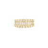 18k Yellow Gold 2.64ctw Round and Baguette Cut Diamond Bridal Band