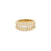18k Yellow Gold 2.64ctw Round and Baguette Cut Diamond Bridal Band