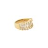 18k Yellow Gold 2.64ctw Round and Baguette Cut Diamond Bridal Band