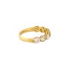 14k Yellow Gold 2.19ctw Round Brilliant 7 Diamond Half-Way Wedding Band