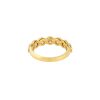 14k Yellow Gold 2.19ctw Round Brilliant 7 Diamond Half-Way Wedding Band