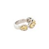 18k White Gold 2.14ctw Fancy Yellow Pear Shaped Halo Diamond Ring